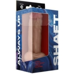 Shaft Model C Liquid Silicone Dong With Balls 7.5 In. Pine - Image 3
