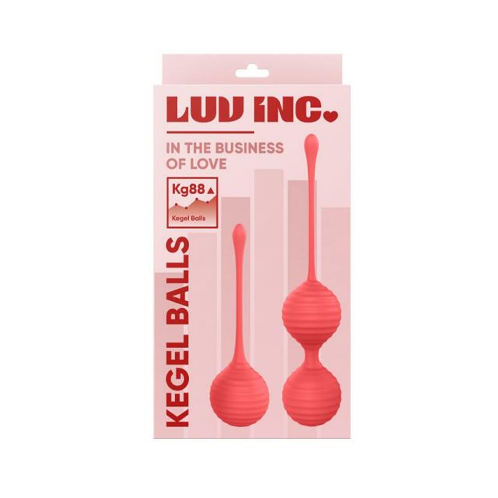 663546905064_1 Luv Inc KG88 Kegel Balls Set Coral - Image 1