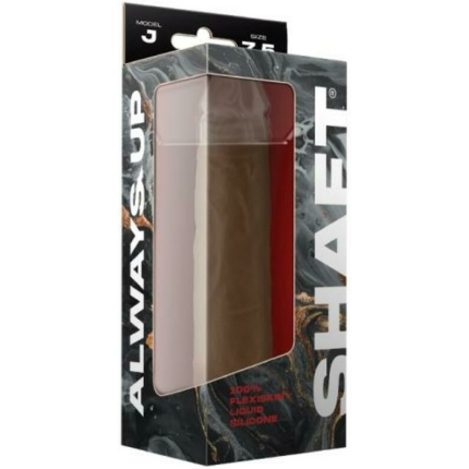 Shaft Model J Liquid Silicone Dong 7.5 In. Oak