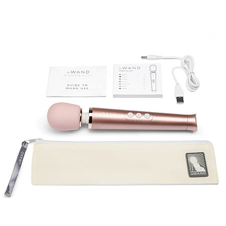 66846 Le Wand Petite Rechargeable Vibrating Massager - Rose Gold - Image 1