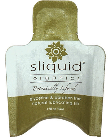 6701-23P Sliquid organics silk lubricant - .17 oz pillow - Image 1