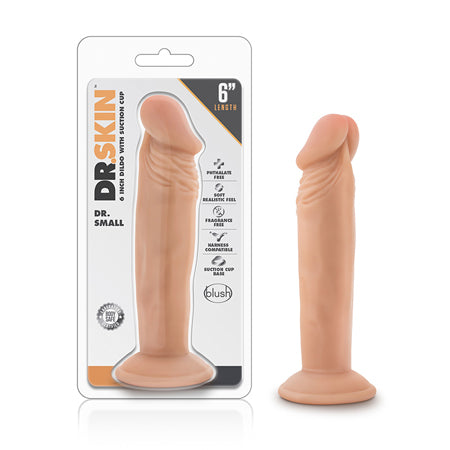67564 Dr Skin Dr Small 6 Dildo Vanilla - Image 1
