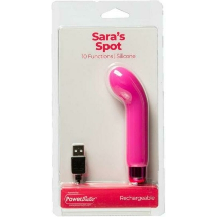 Sara's Spot Rechargeable Bullet With Removable G-spot Sleeve Pink