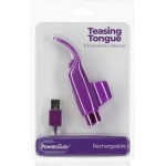 Powerbullet Teasing Tongue With Mini Rechargeable Bullet 2.5 In. Purple
