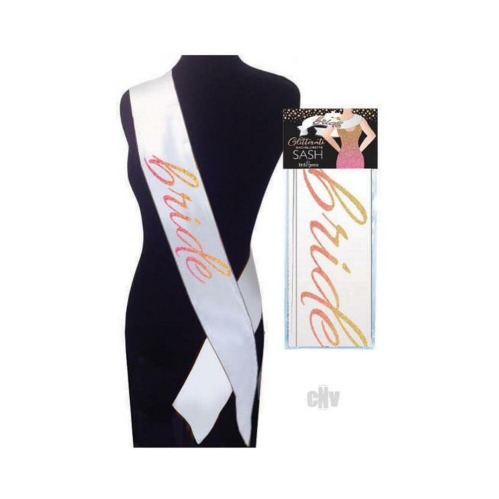 685634103336_1 Glitterati Bride Sash - Image 1