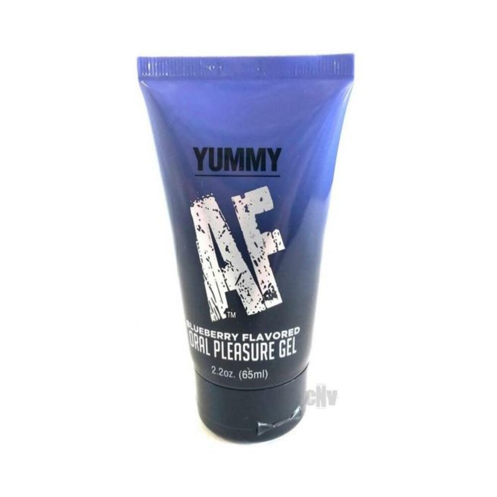 685634110457_1 Yummy Af Oral Pleasure Gel Blueberry - Image 1