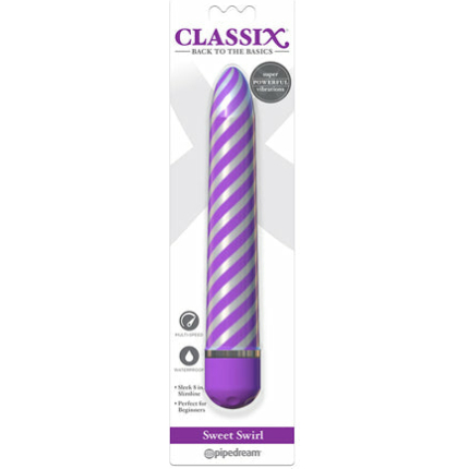 Sweet Swirl Vibrator Purple