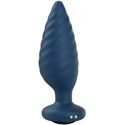 Noah App-controlled Rotating Butt Plug - Navy Blue