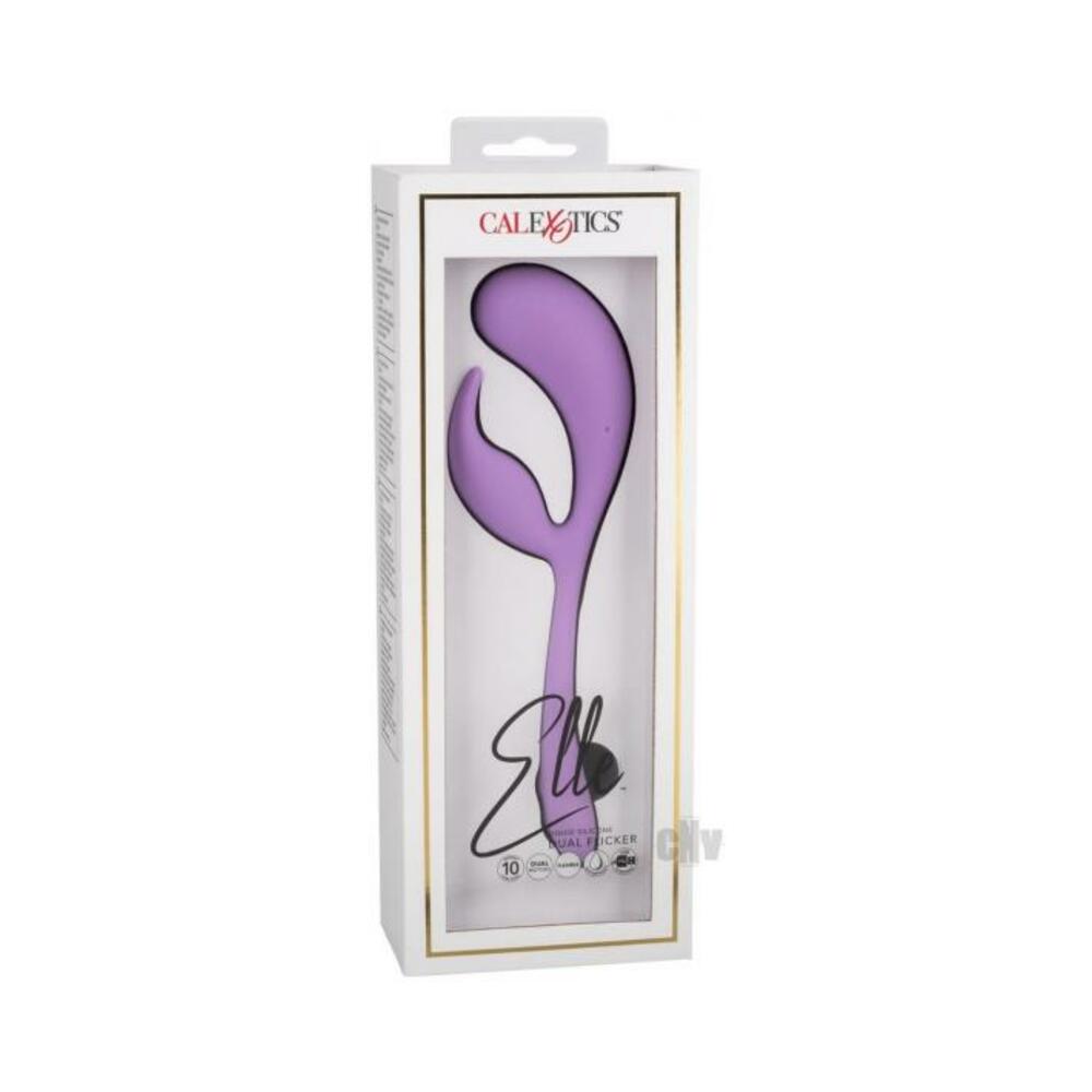 716770101907_1 Elle Liquid Silicone Dual Flicker - Image 1