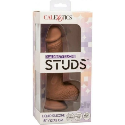 Silicone Studs Dual Dense 5 Chocolate