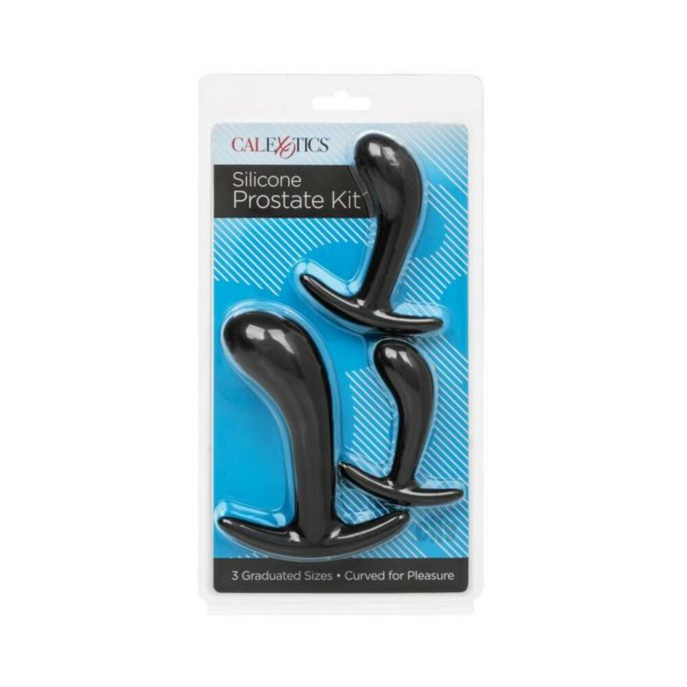 716770109057_1 Silicone Anal Training Prostate Kit - Black - Image 1