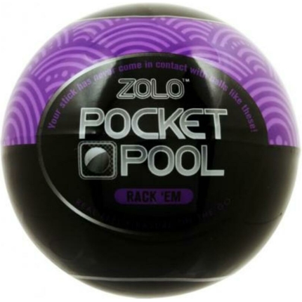Zolo Pocket Pool Rack Em Purple Sleeve