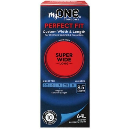 My One Super Wide & Long Condoms - Pack Of 10