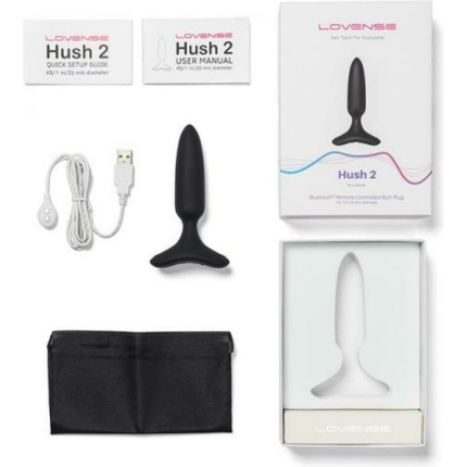 Lovense Hush 2 App-compatible Butt Plug 1 In.