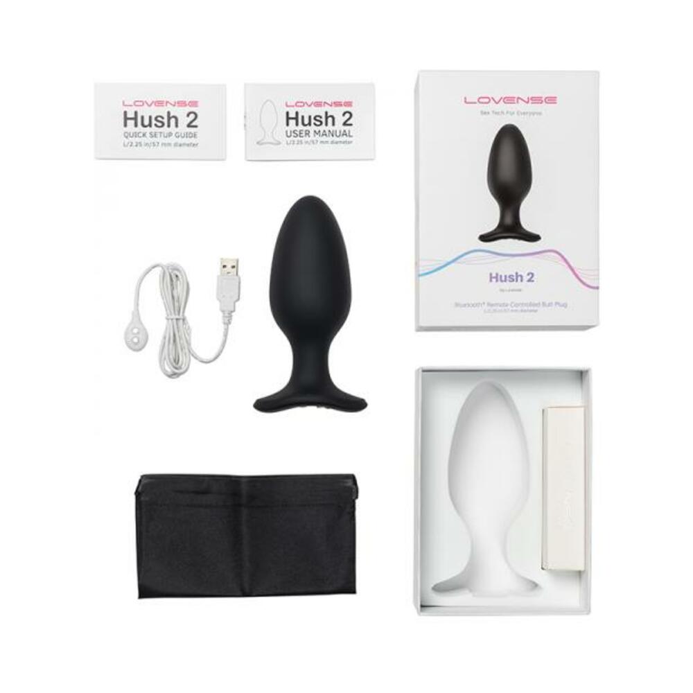 728360599827_1 Lovense Hush 2 App-compatible Butt Plug 2.25 In. - Image 1