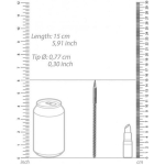 Shots Ouch Urethral Sounding Ribbed Dilator - Image 3