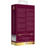 Ouch Halo Handcuff With Connector Burgundy - Image 3