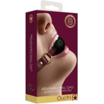 Ouch Halo Breathable Ball Gag Burgundy - Image 2
