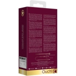 Ouch Halo Collar With Leash Burgundy - Image 3