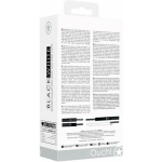 Ouch! Black & White Velcro Collar With Leash And Wrist Cuffs With Adjustable Straps Black - Image 3