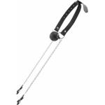 Ouch! Black & White Breathable Ball Gag With Nipple Clamps Black - Image 2