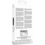 Ouch! Black & White Satin Curvy Eye Mask With Elastic Straps Black - Image 3