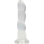 Realrock Non Realistic Dildo W Suction Cup 7in Transparent