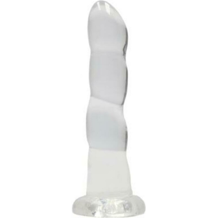 Realrock Non Realistic Dildo W Suction Cup 7in Transparent
