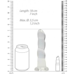 Realrock Non Realistic Dildo W Suction Cup 7in Transparent - Image 3