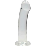 Realrock Non Realistic Dildo W Suction Cup 6.7in Transparent
