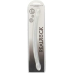 Shots Realrock Crystal Clear 17" Double Dildo  - Transparent - Image 2