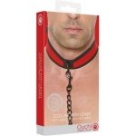 Ouch Neoprene Collar W/leash Red - Image 2