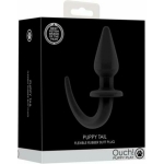 Shots Ouch Puppy Play Tail Butt Plug - Black - Image 2