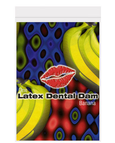 7629-02 Latex dental dam, banana - Image 1
