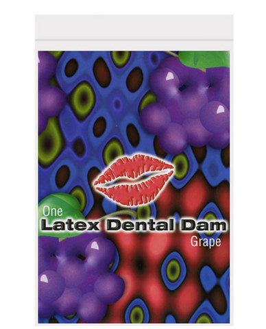 7629-03 Latex dental dam, grape - Image 1