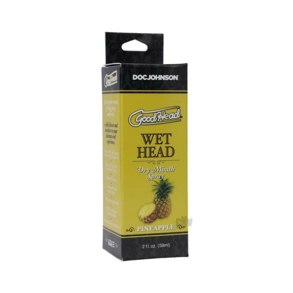 782421080617_1 Goodhead Wet Head Dry Mouth Spray Pineapple 2 Fl. Oz. - Image 1