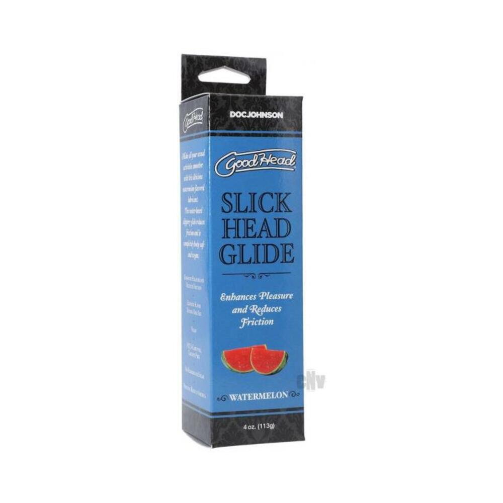 782421081522_1 Goodhead Slick Head Glide Watermelon 4 Oz. - Image 1