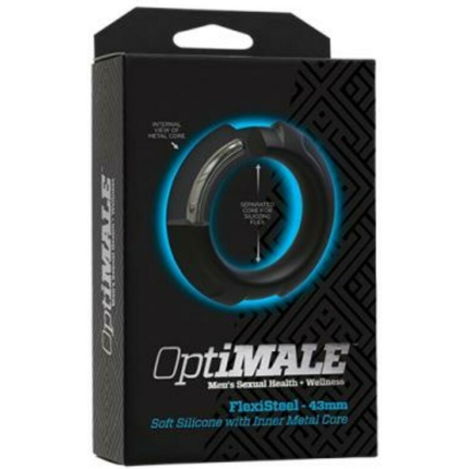 Optimale Flexisteel Cockring 43mm Black