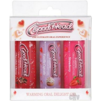 Goodhead Warming Gel Asst 3pk