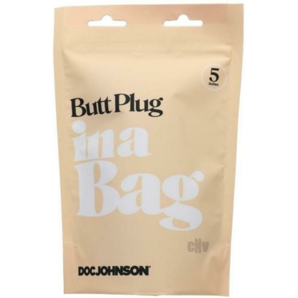 In A Bag Anal Plug 5in Black