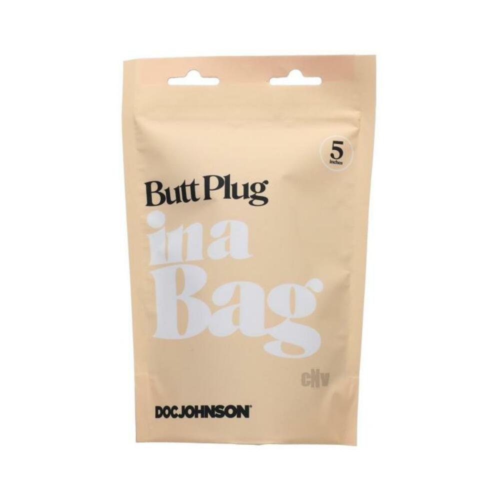 782421084349_1 In A Bag Anal Plug 5in Black - Image 1