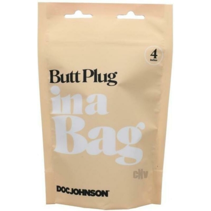 In A Bag Anal Plug 4in Black