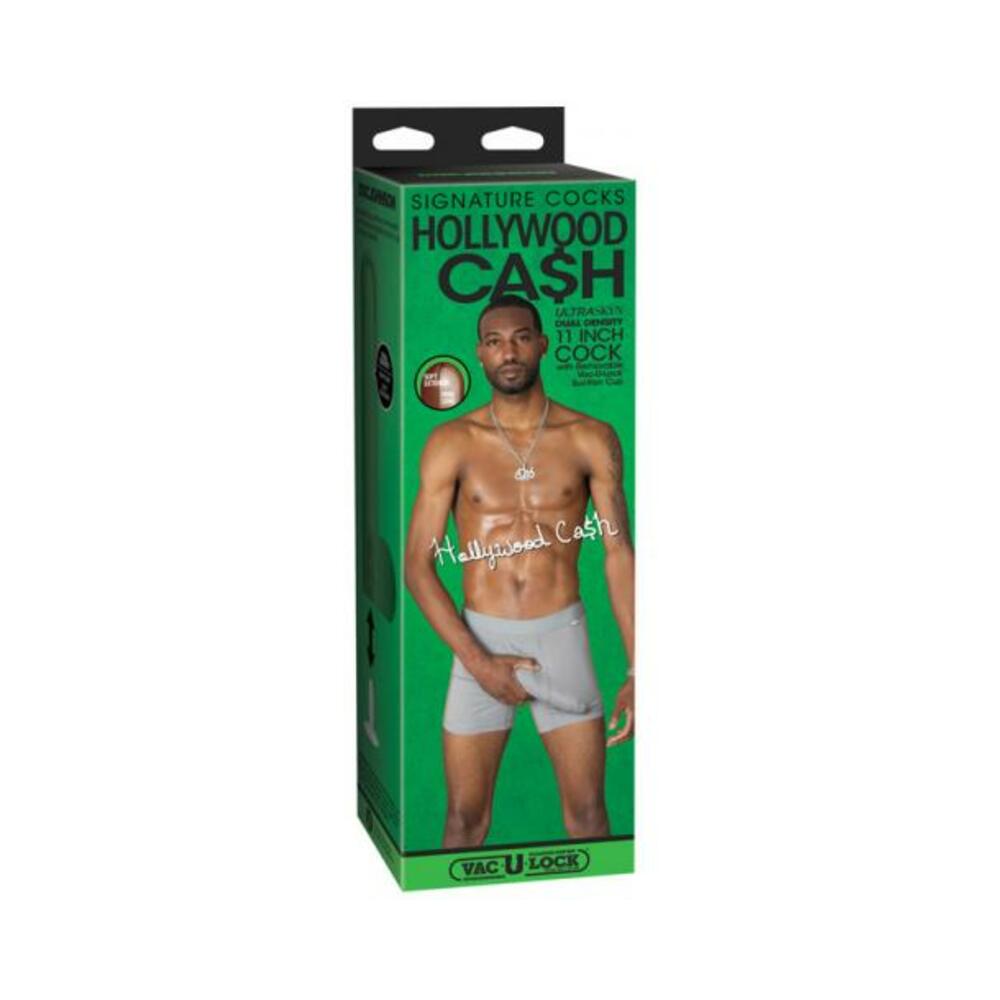 782421091866_1 Signature Cocks Hollywood Cash 11 In. Ultraskyn Vac-u-lock Dildo - Image 1