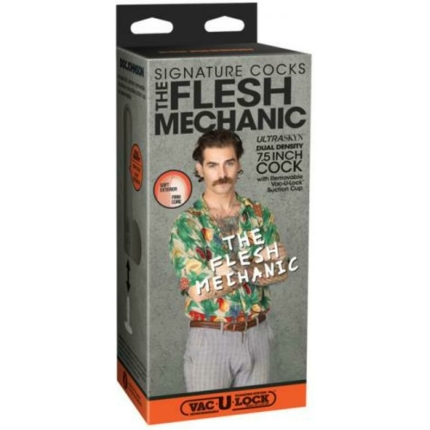 Signature Cocks The Flesh Mechanic 7.5 In. Ultraskyn Vac-u-lock Dildo