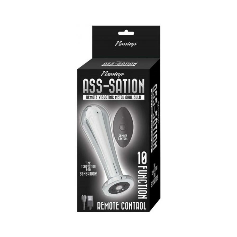782631311716_1 Ass-sation Anal Bulb Silver - Image 1