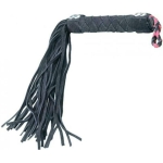 Ple'sur 15.5 In. Leather Flogger Black