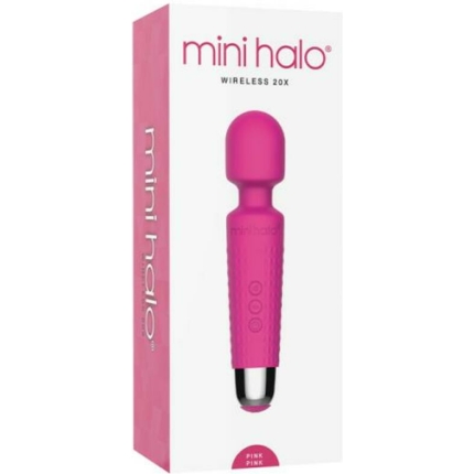 Mini Halo Wireless Wand 20x Silicone Pink Pink