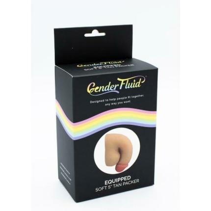 Gender Fluid Equipped Soft Packer 5 In. Tan