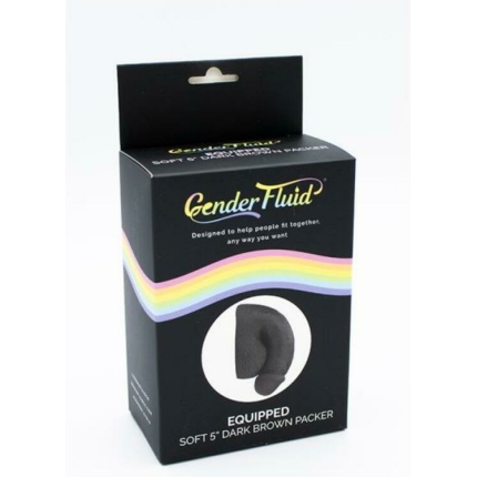 Gender Fluid Equipped Soft Packer 5 In. Dark Brown