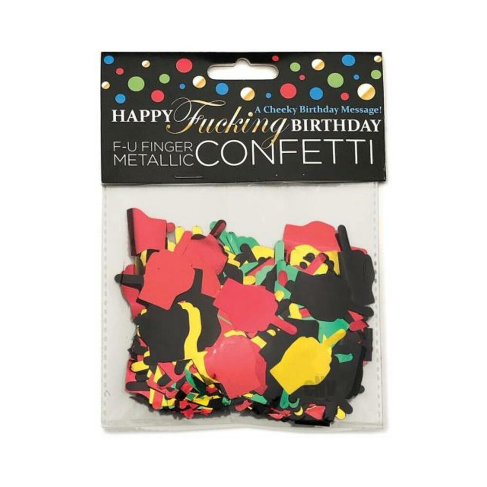 817717010549_1 Happy Fucking Birthday Fu Finger Confetti - Image 1